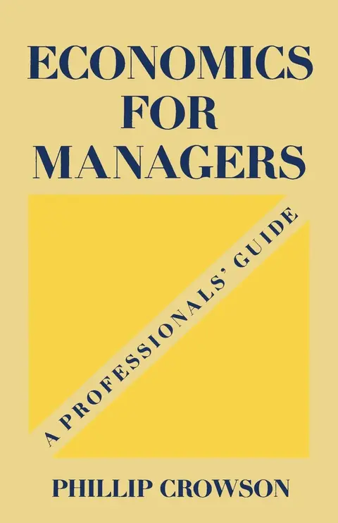Cover of Economics for Managers
