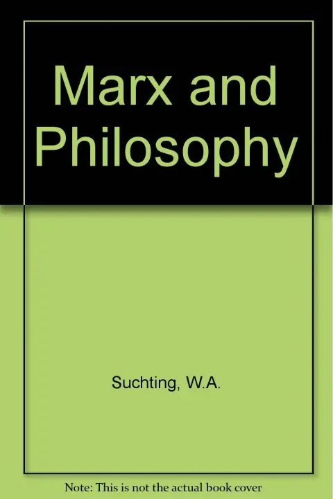 Cover of Marx and Philosophy
