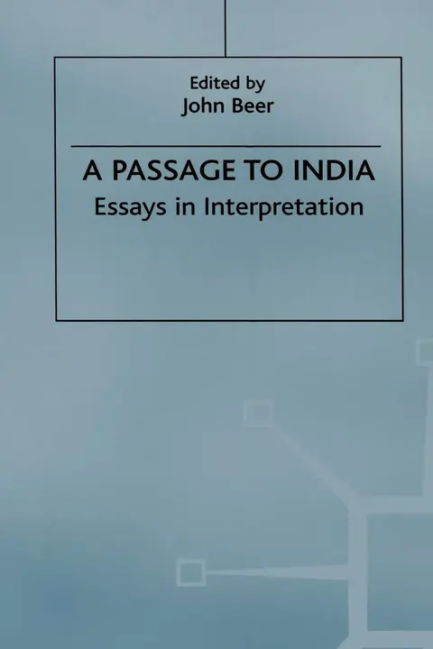 Cover of A Passage to India