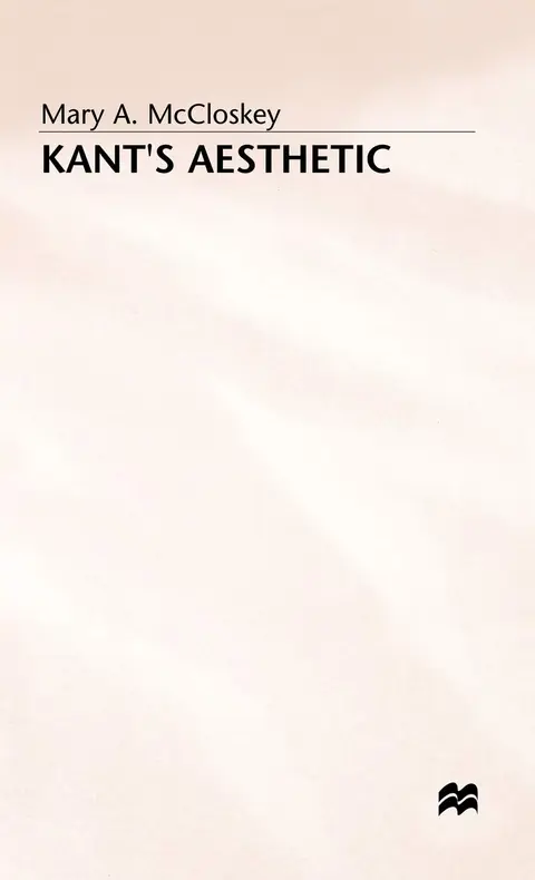 Cover of Kant’s Aesthetic