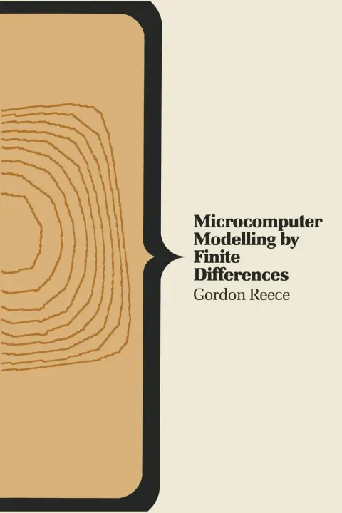 Cover of Microcomputer Modelling by Finite Differences