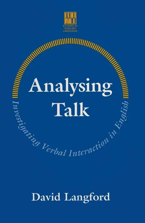 Cover of Analysing Talk