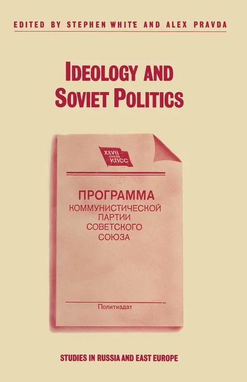 Cover of Ideology and Soviet Politics