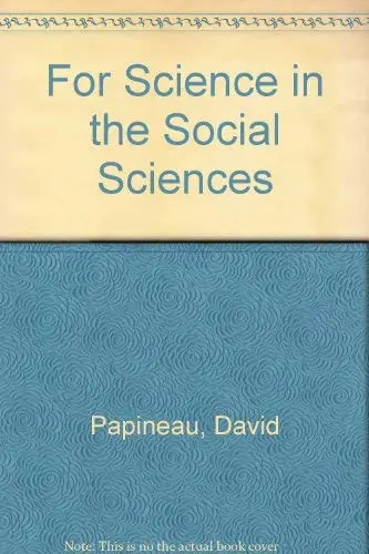 Cover of For Science in the Social Sciences