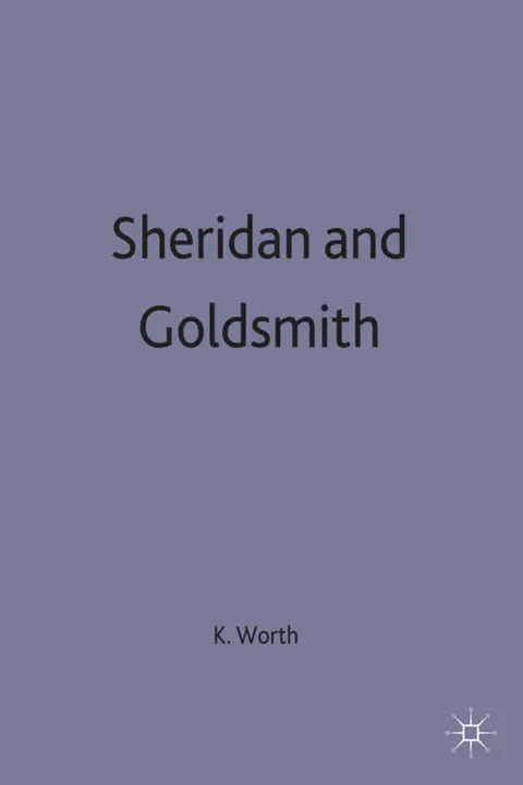 Cover of Sheridan and Goldsmith