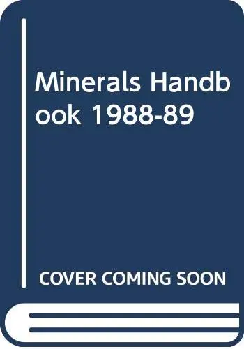 Cover of Minerals Handbook 1988-89