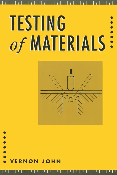 Cover of Testing of Materials