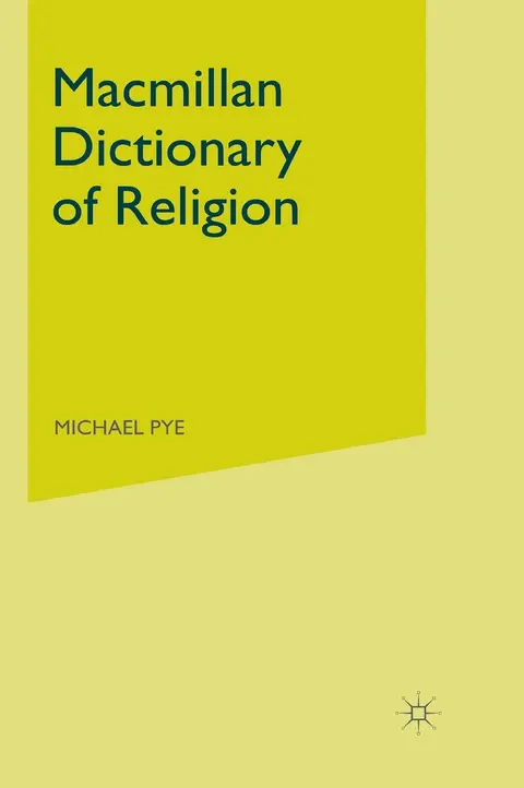 Cover of Macmillan Dictionary of Religion