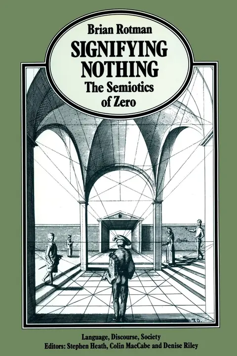 Cover of Signifying Nothing