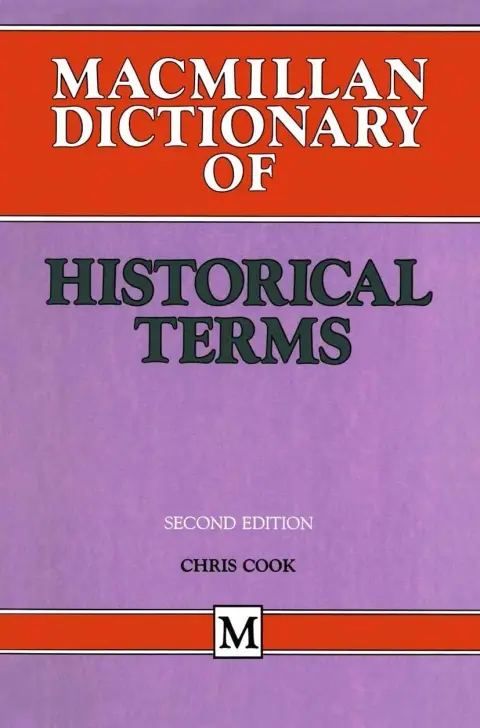 Cover of Dictionary of Historical Terms