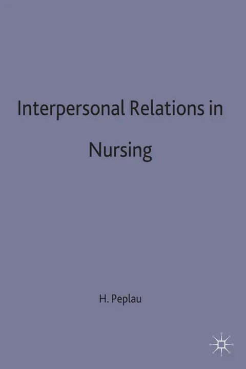 Cover of Interpersonal Relations in Nursing