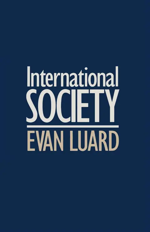 Cover of International Society
