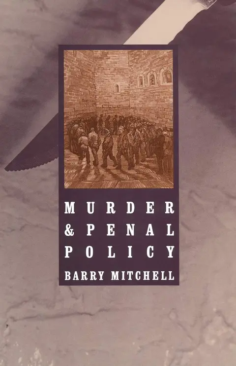 Cover of Murder and Penal Policy