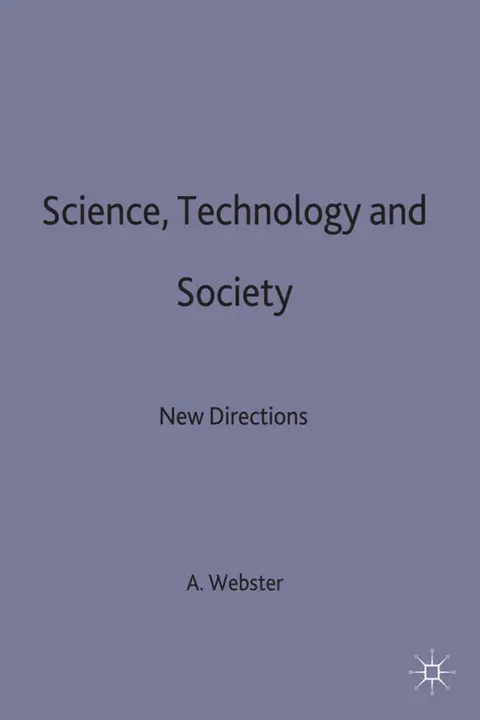 Cover of Science, Technology and Society