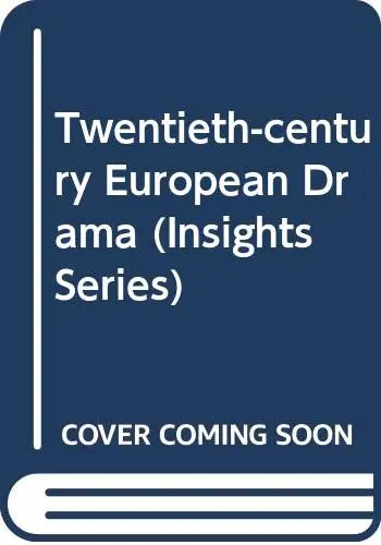 Cover of Twentieth-century European Drama