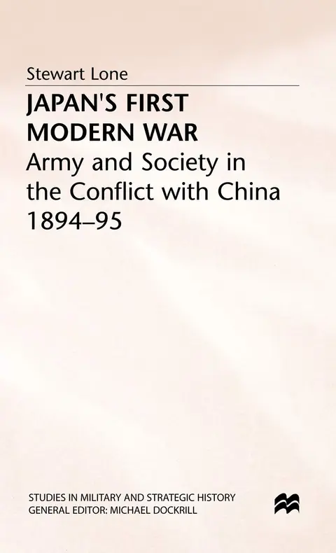 Cover of Japan's First Modern War