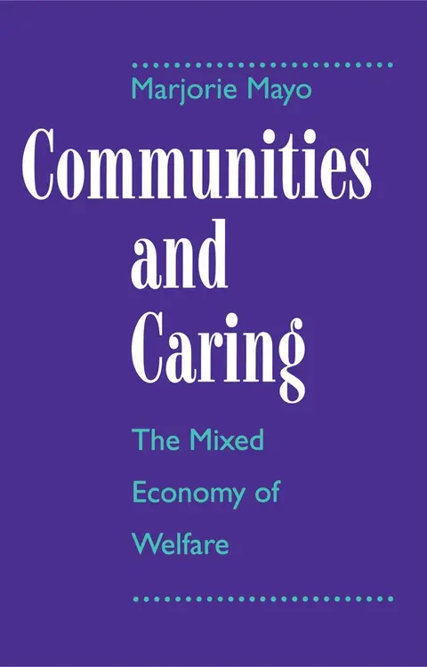 Cover of Communities and Caring