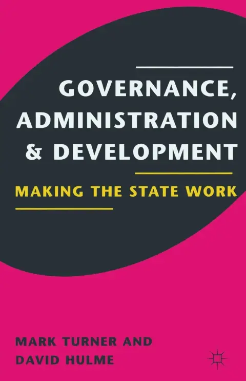 Cover of Governance, Administration and Development
