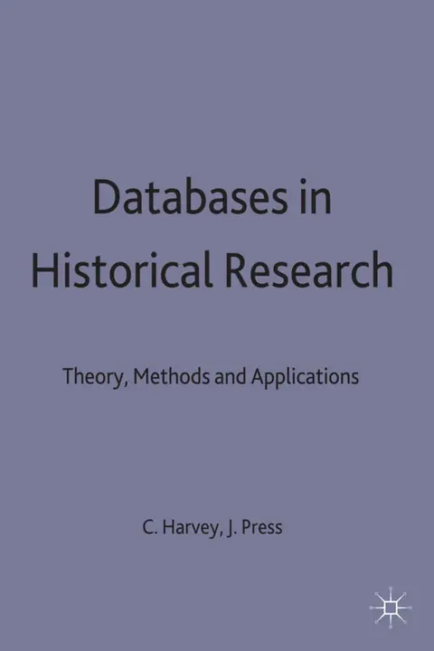 Cover of Databases in Historical Research