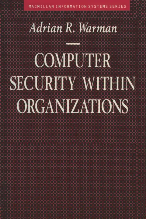 Cover of Computer Security within Organisations