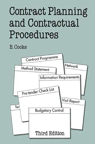 Cover of Contract Planning and Contractual Procedures