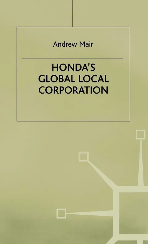 Cover of Honda's Global Local Corporation