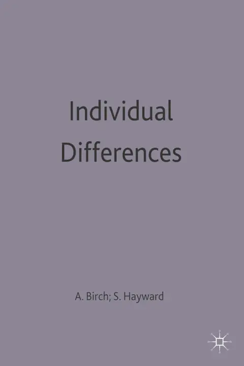 Cover of Individual Differences