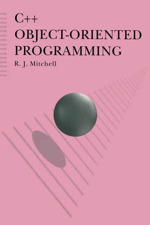 Cover of C++ Object-oriented Programming