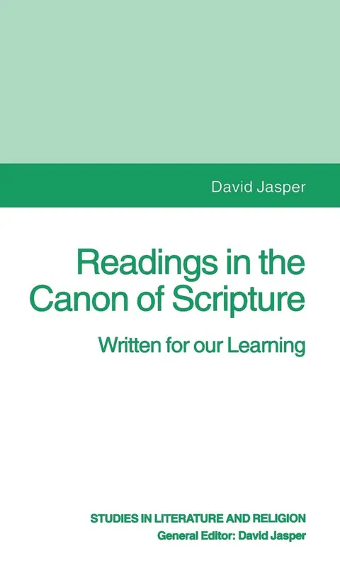 Cover of Readings in the Canon of Scripture