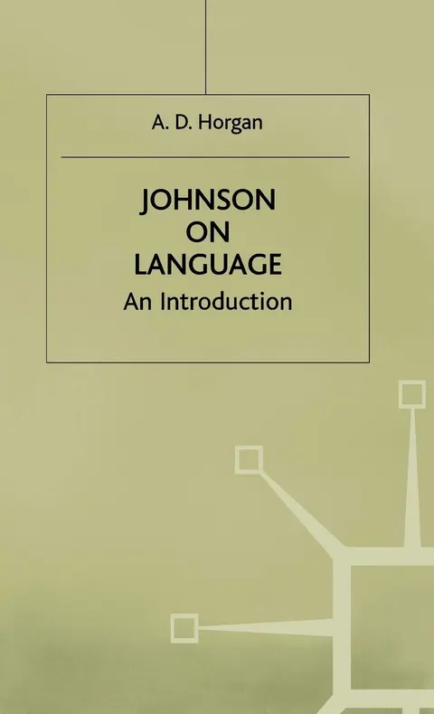 Cover of Johnson on Language