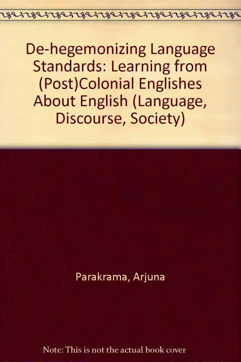 Cover of De-hegemonizing Language Standards