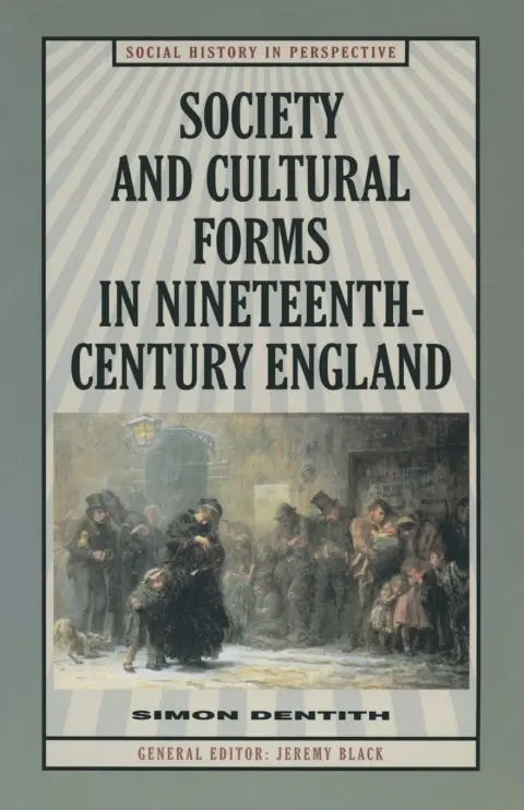 Cover of Society and Cultural Forms in the Nineteenth Century