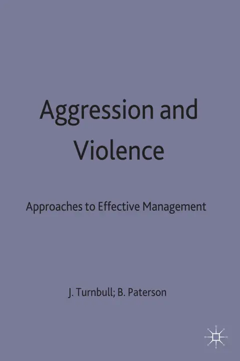 Cover of Aggression and Violence