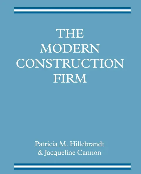 Cover of The Modern Construction Firm