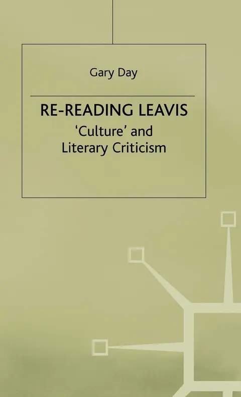 Cover of Re-Reading Leavis
