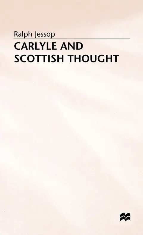 Cover of Carlyle and Scottish Thought
