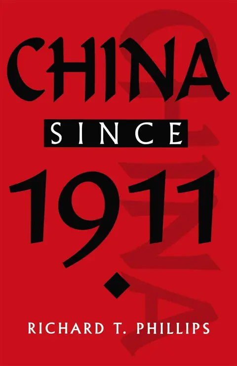Cover of China since 1911