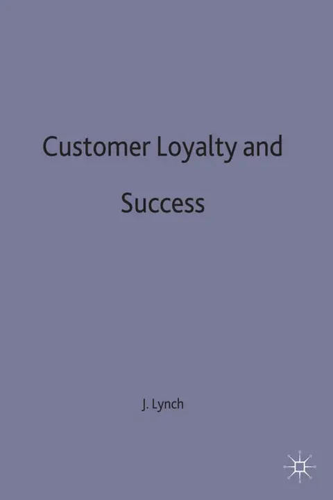 Cover of Customer Loyalty and Success
