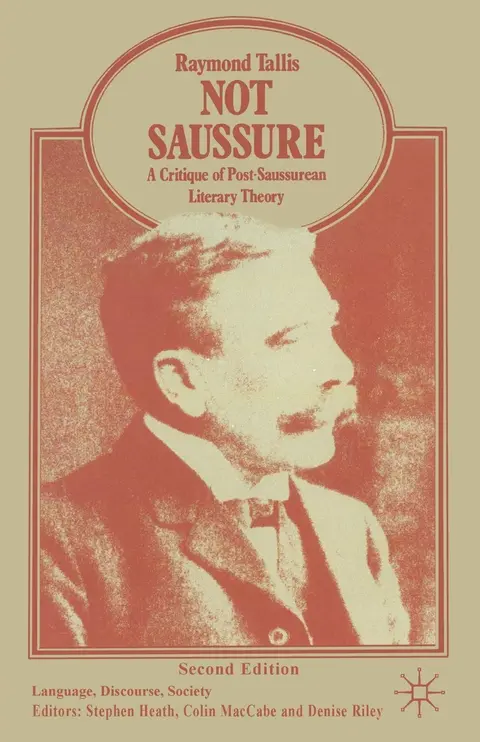 Cover of Not Saussure