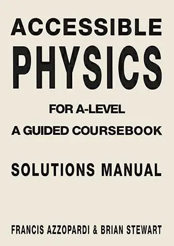 Cover of Solutions Manual