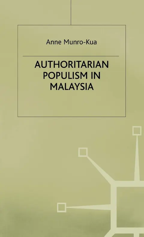 Cover of Authoritarian Populism in Malaysia