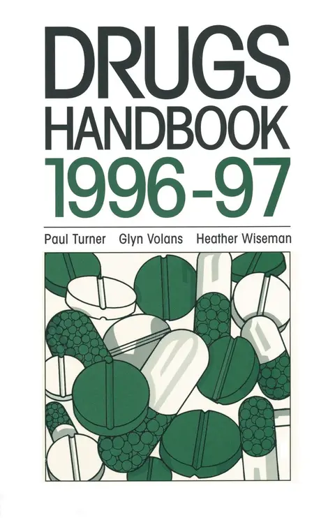 Cover of Drugs Handbook 1996–97