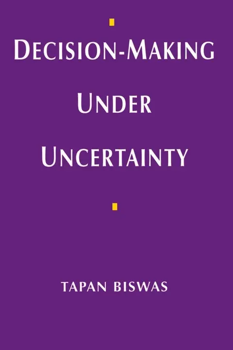 Cover of Decision-making Under Uncertainty