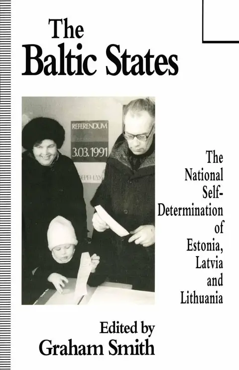 Cover of The Baltic States
