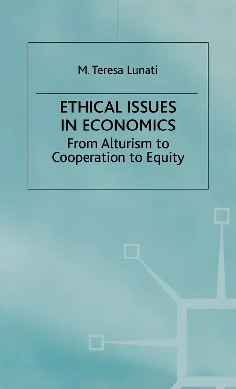Cover of Ethical Issues in Economics