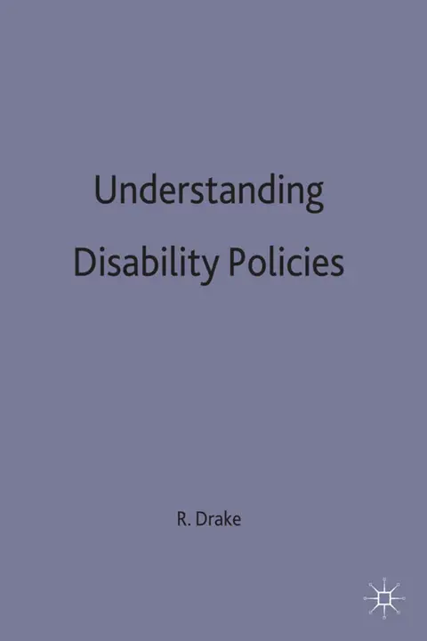 Cover of Understanding Disability Policies