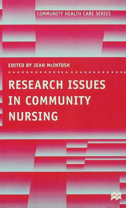Cover of Research Issues in Community Nursing