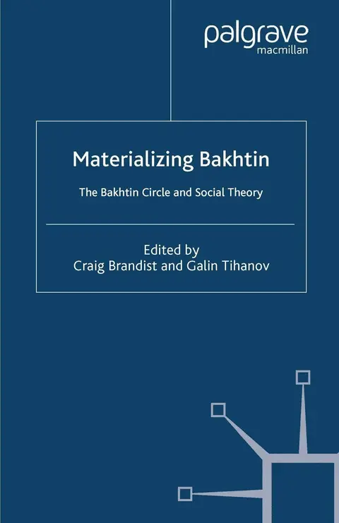 Cover of Materializing Bakhtin