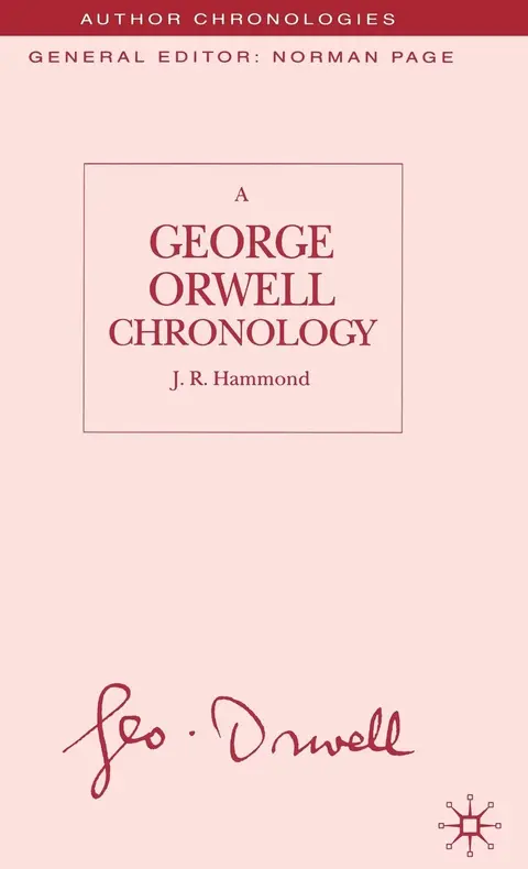 Cover of A George Orwell Chronology
