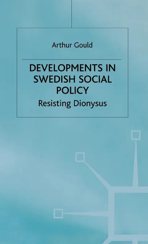Cover of Developments in Swedish Social Policy